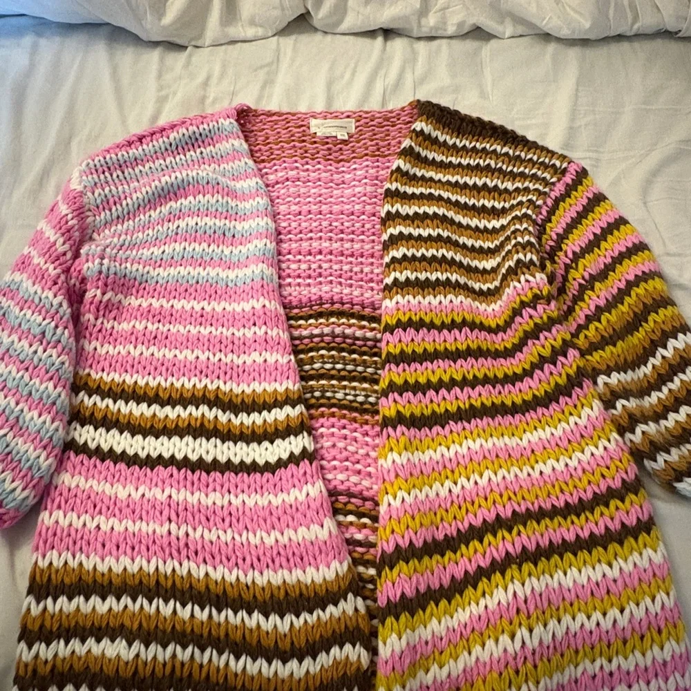 By Anthropologie Cozy Cardigan Sweater ONE SIZE - Picture 6 of 7